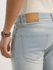 Faded Straight Fit Denim Jeans | Light Blue