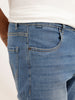 Washed Slim Crop Fit Denim Jeans | Light Blue