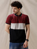 Striped Elite Polo T-Shirt