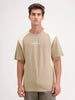 Oversized Cut & Sew T-Shirt | Khaki