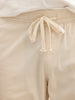 Solid Straight Fit Cargo Trouser | Beige
