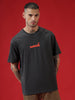 Snooze Oversized Charcoal T-Shirt