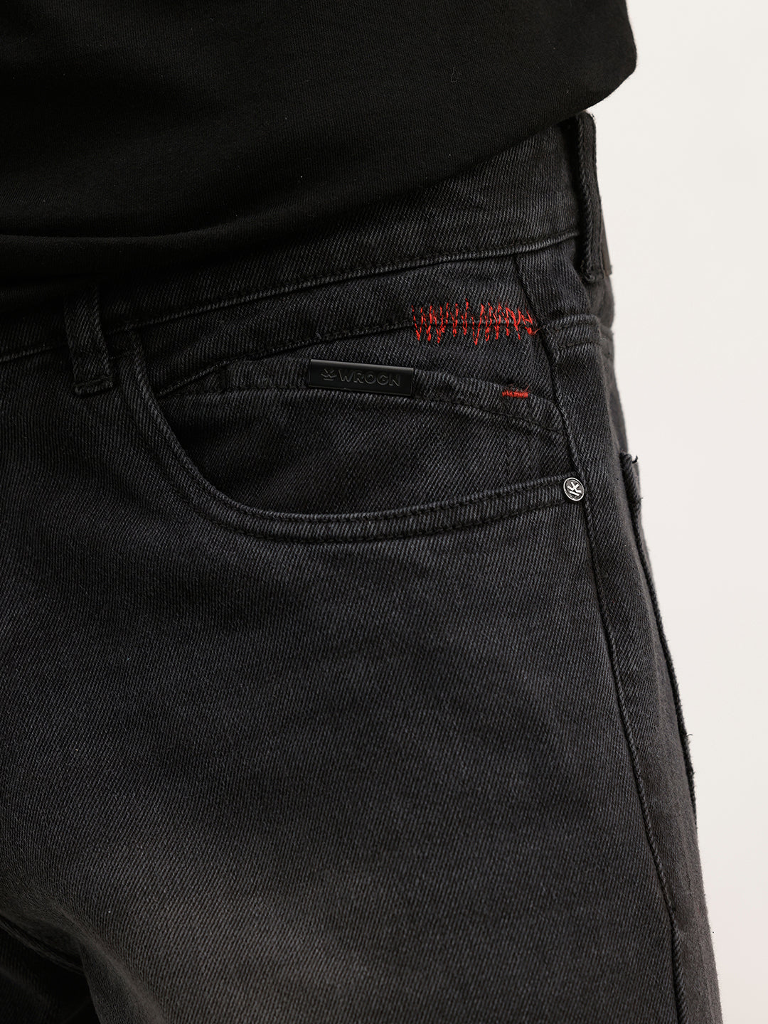 Faded Anti Fit Denim Jeans | Black
