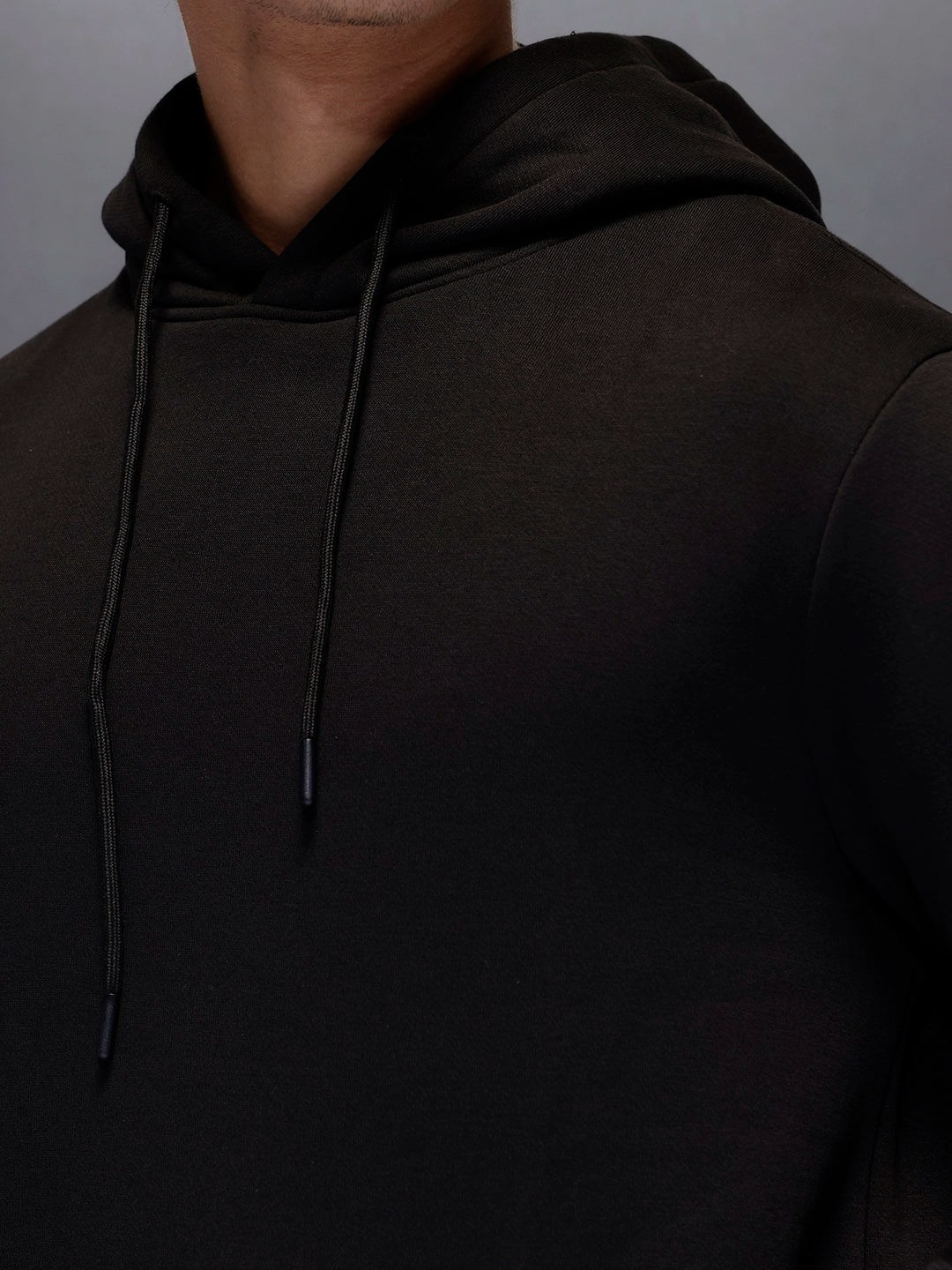 Men's Comfot Fit Graphic Print Hoodie  |  Black