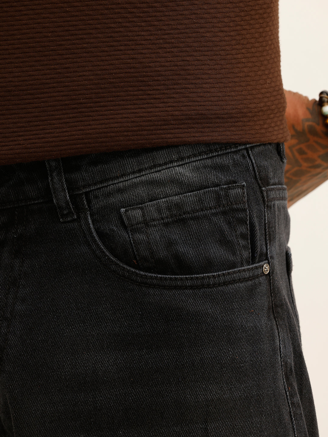 Washed Loose Fit Denim Jeans | Grey