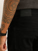 *Classic Solid Denim Jeans | Black