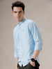 Mandarin Collar Long Sleeve Shirt