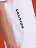 Men’s Oversized Graphic Printed Tee | White