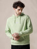 Minimalist Solid Pastel Green Hoodie