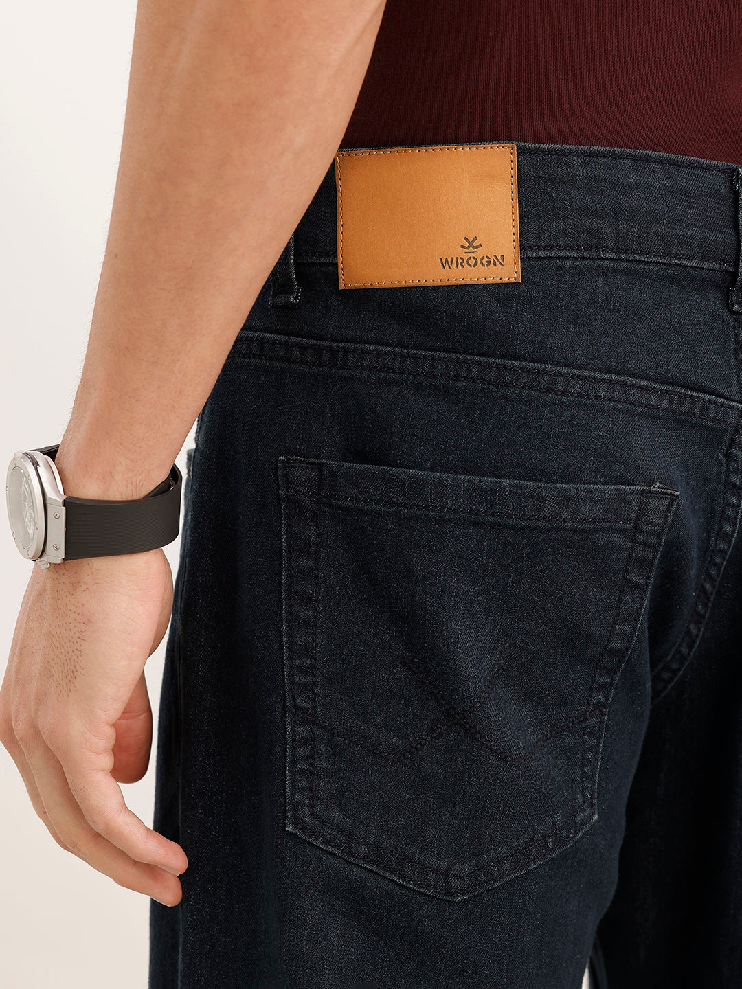 Relaxed Fit Denim Jeans | Dark Blue