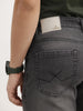 Solid Straight Fit Denim Jeans | Grey