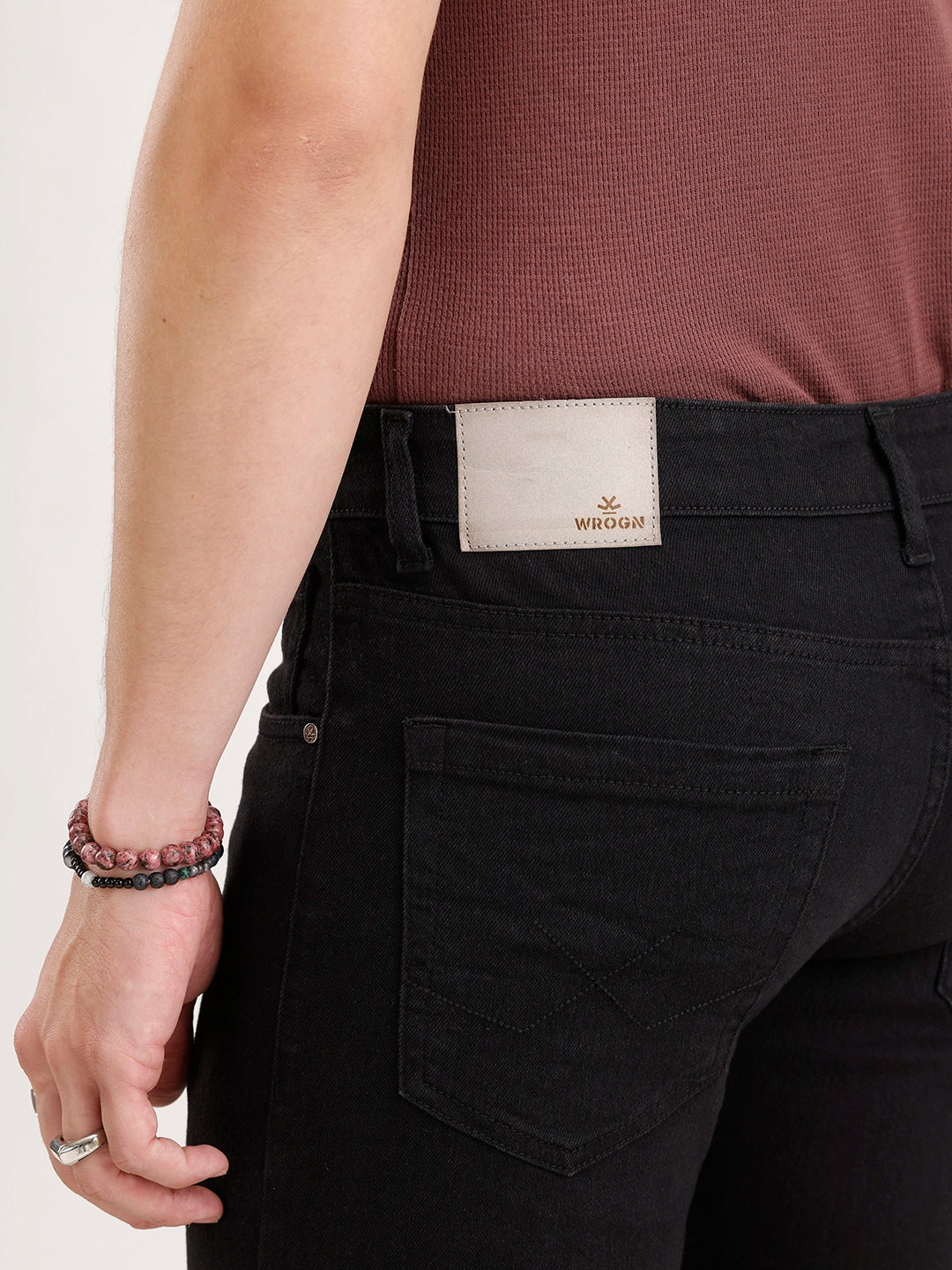 Slim Fit Denim Jeans | Black