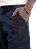 Loose Fit Blue Cargo Jeans