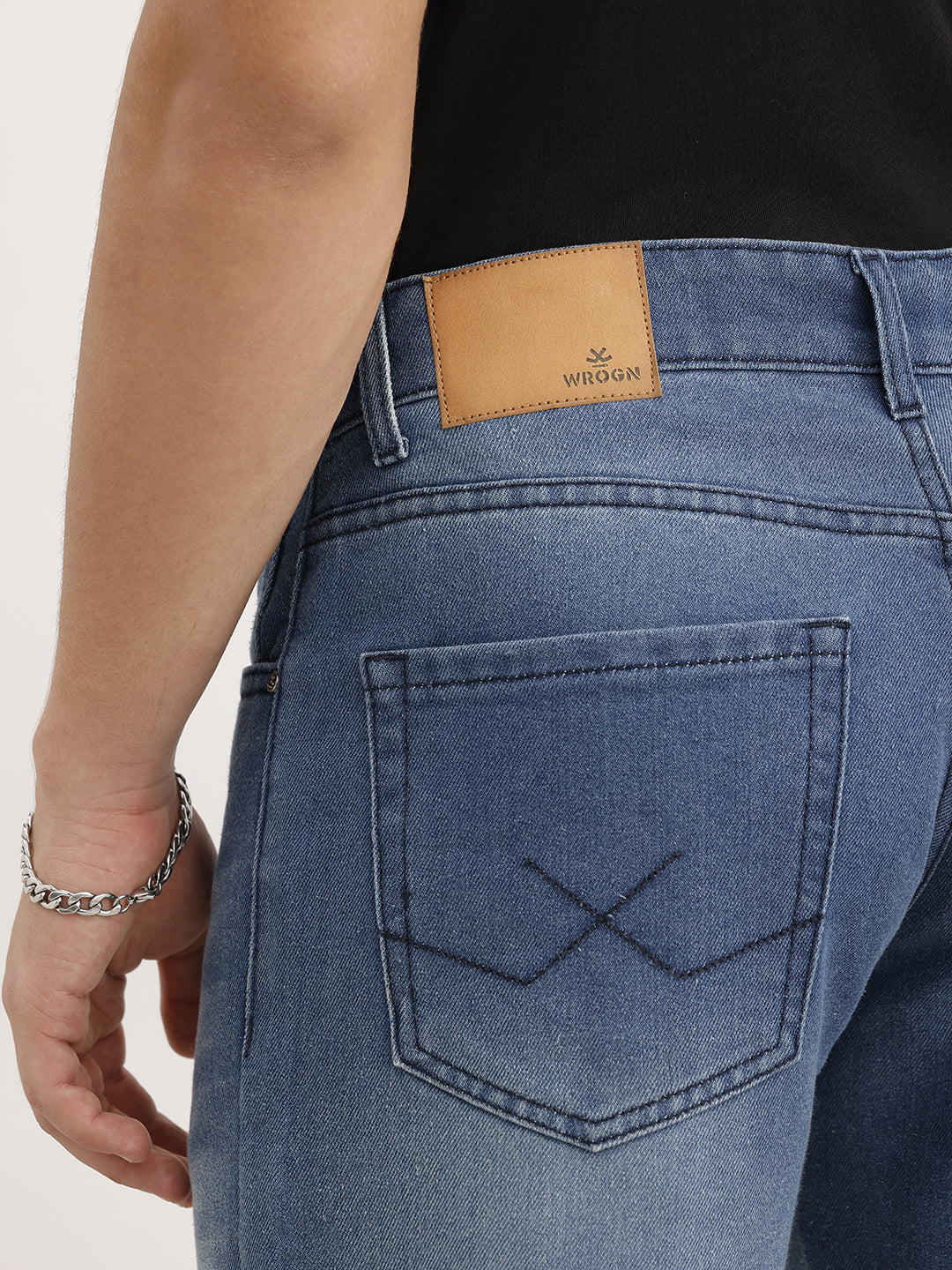 Classic Faded Denim Jeans | Blue