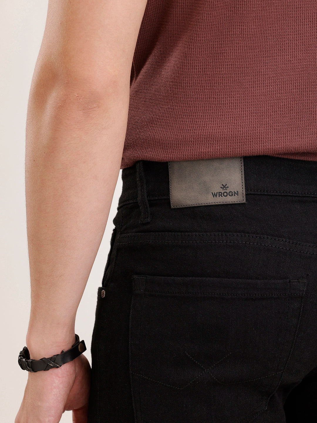 Slim Fit Denim Jeans | Black