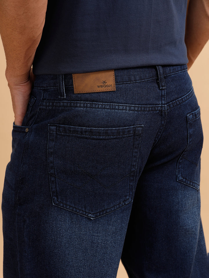 Light Fade Anti Fit Jeans | Dark Blue