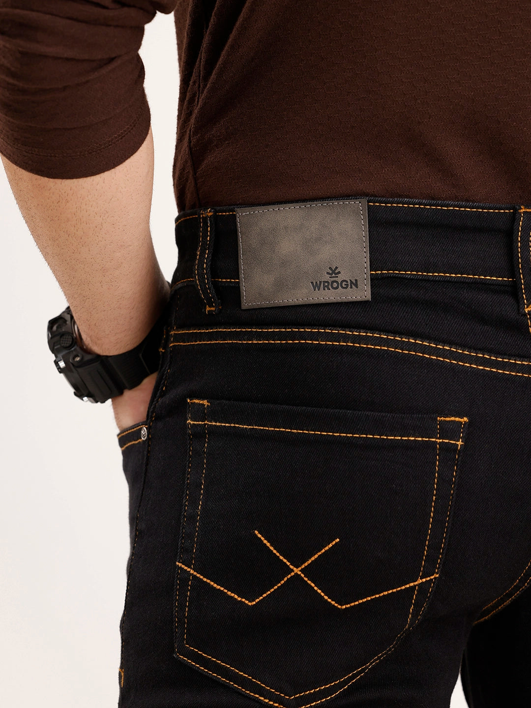 Slim Fit Denim Jeans | Black