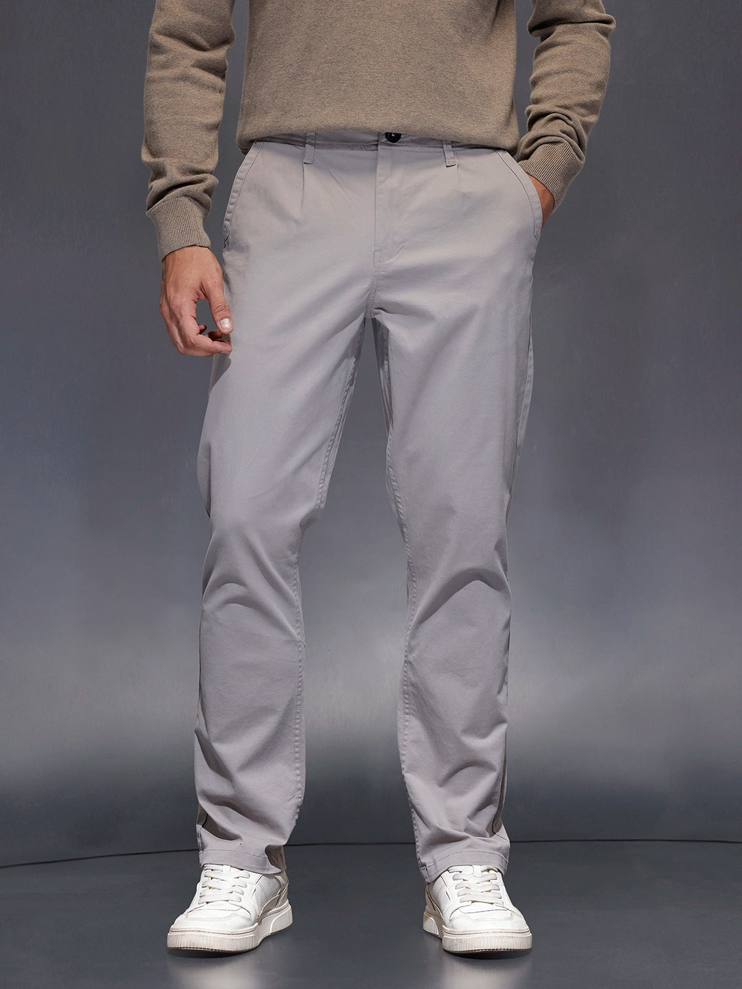 Men's casual relax fit trouser | Grey