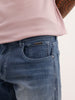 Slim Fit Faded Butter Denim Jeans | Light Blue