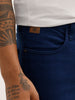 Solid Skinny Fit Denim Jeans | Dark Blue