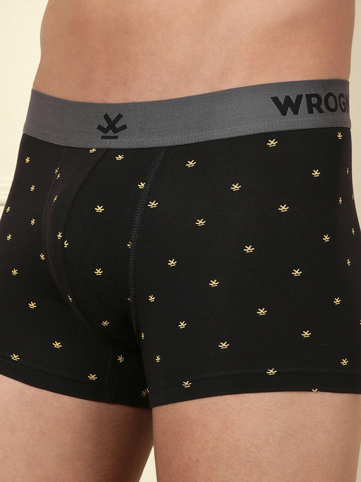 Soft Cotton Solid & Print 2-Pack Trunks