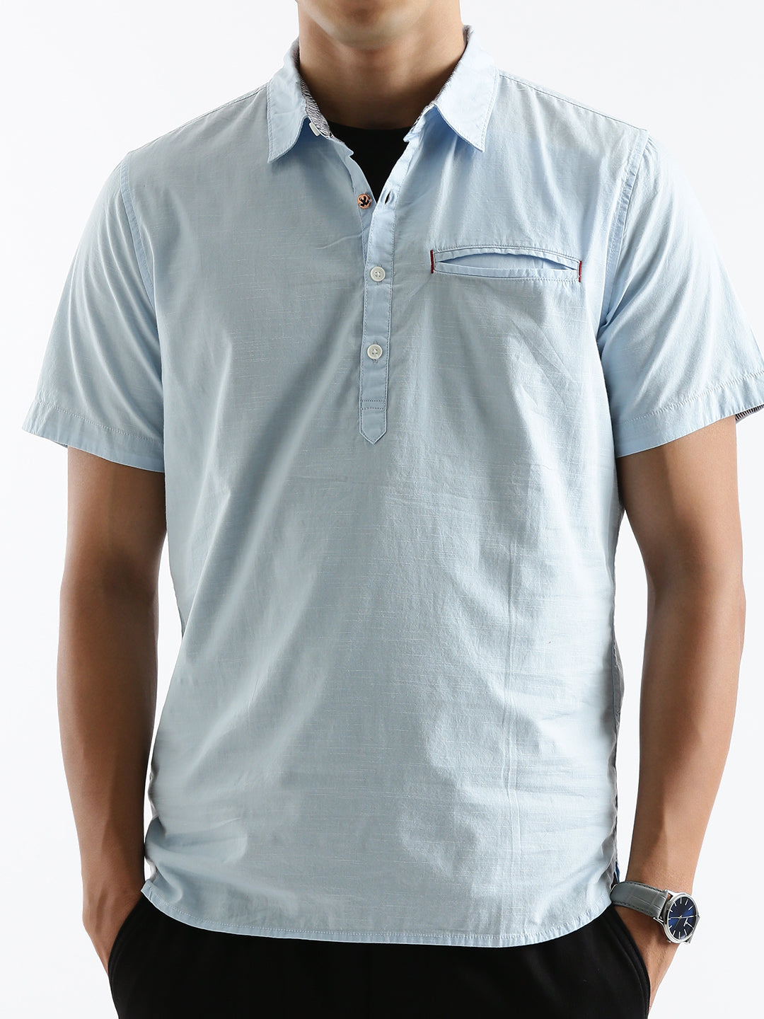 Casual Ease Solid Shirt