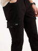 Jogger Fit Cargo Trouser | Black