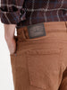 Solid Slim Fit Denim Jeans   |  Brown