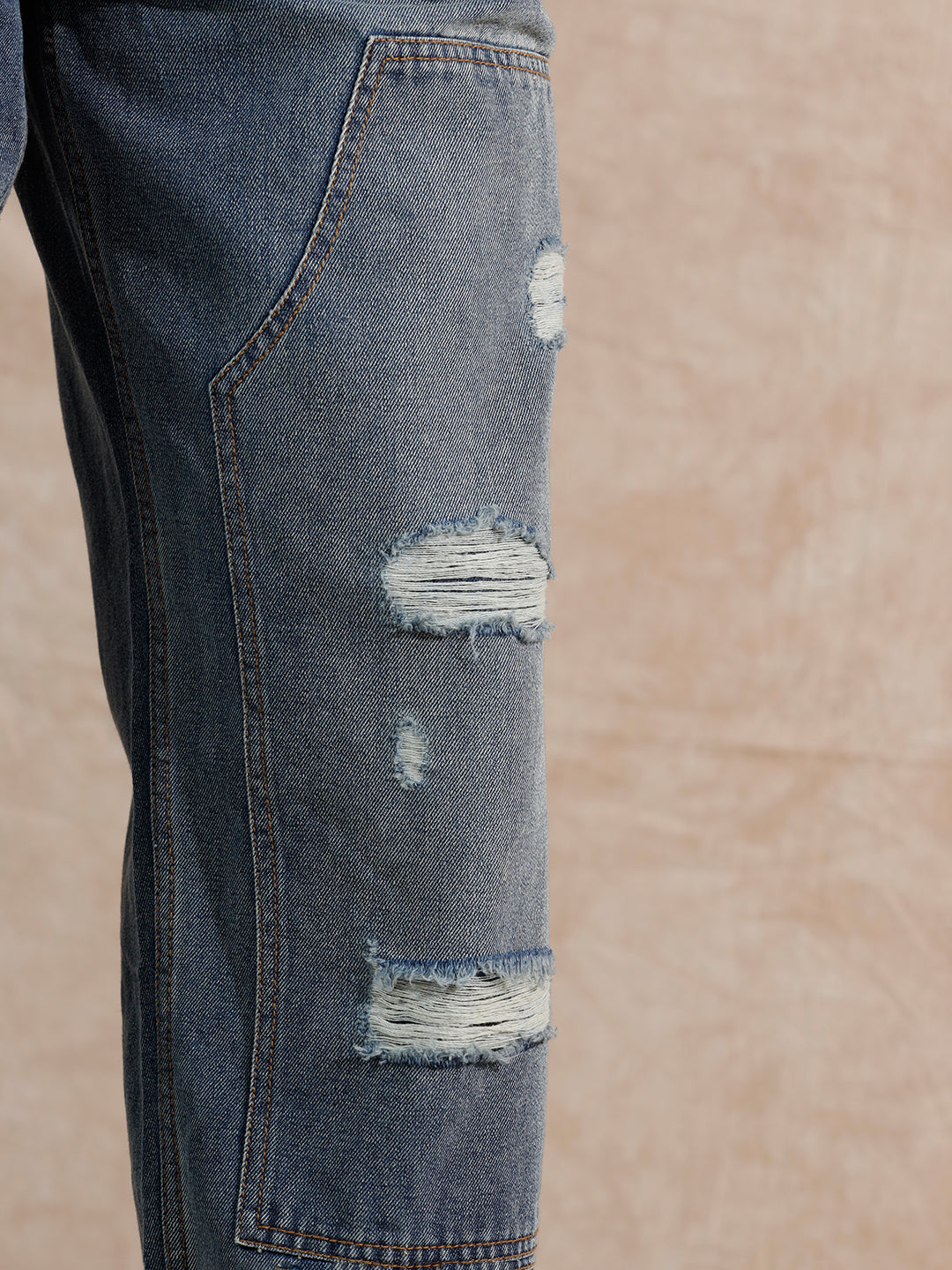 Shop Loose Fit Light Blue Jeans Mens Online Wrogn
