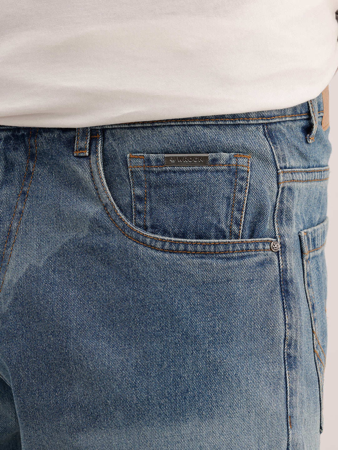 Loose Fit Washed Denim Jeans | Light Blue | WJN0200LS2125S