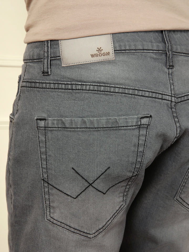 Faded Slim Tapered Jeans | Grey