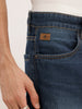 Faded Anti Fit Denim Jeans | Dark Blue