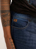 Faded Baggy Fit Denim Jeans | Blue