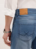 Classic Slim Fit Faded Denim Jeans | Light Blue