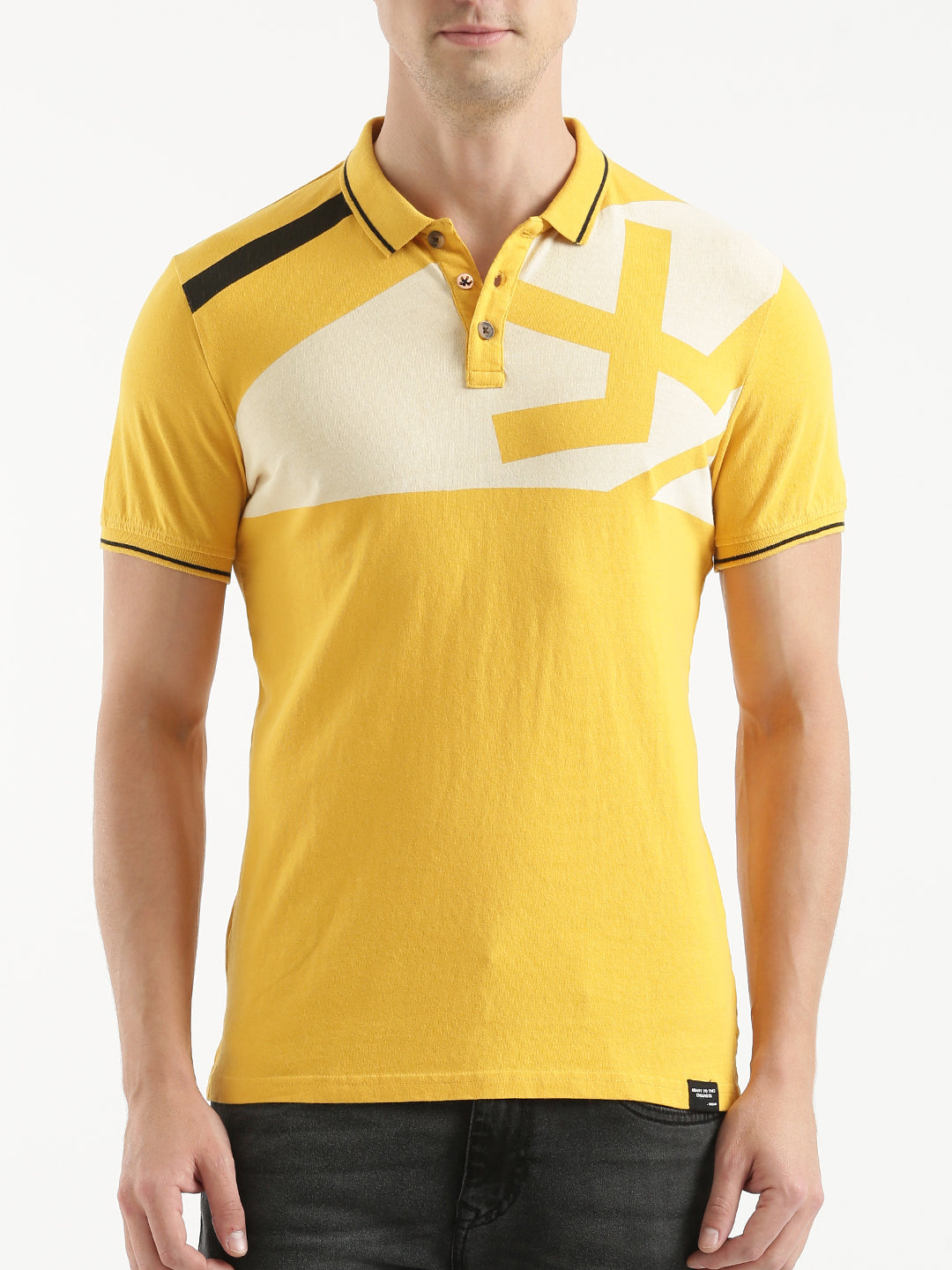 Just Perfect Blocked Polo T-Shirt