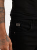 Solid Skinny Fit Denim Jeans | Black