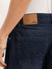 Faded Relaxed Fit Denim Jeans | Dark Blue