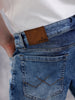 Heavy Fade Skinny Crop Jeans | Blue