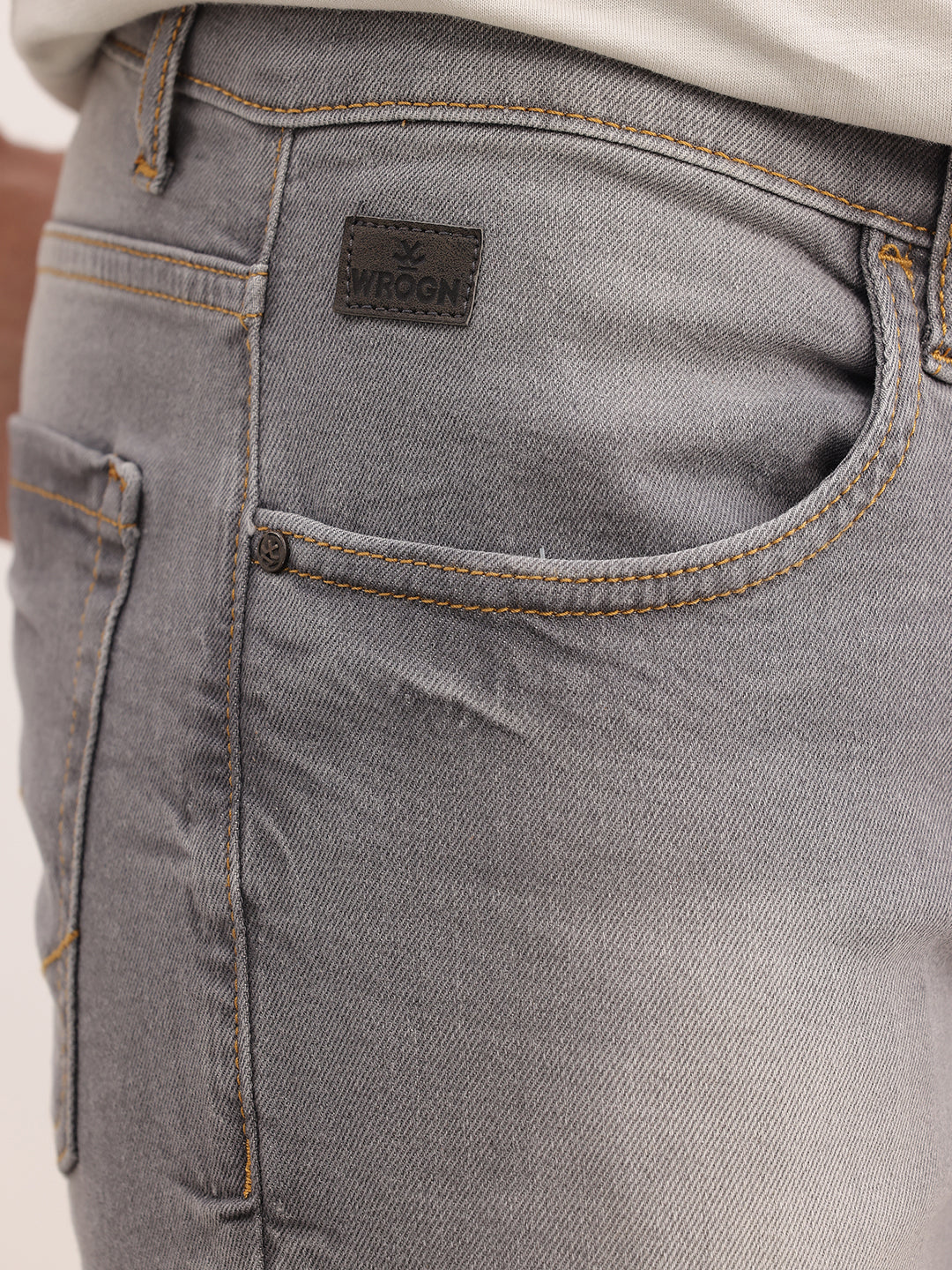 Faded Skinny Fit Denim Jeans | Grey