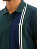 Slim Fit Placement Printed Polo T-Shirt | Dark Green