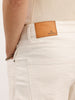 Solid Anti Fit Denim Jeans | Ecru