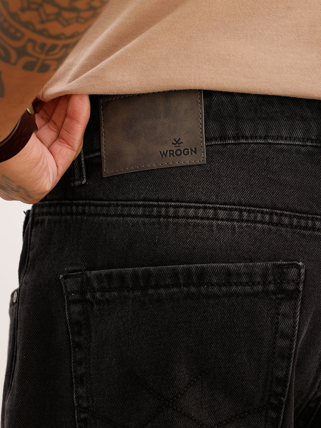 Faded Relaxed Fit Denim Jeans | Grey