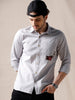 Patched Casual Shirt