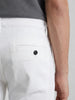 Solid Slim Fit Trouser | White