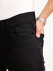 Skinny Fit Denim Jeans | Black