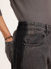 Loose Fit Cut & Sew Denim Jeans | Grey