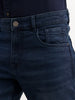 Faded Straight Fit Denim Jeans | Blue