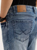 Slim Fit Faded Denim Jeans | Light Blue