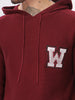 Branded Varsity Hooded Sweater