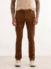 Solid Slim Fit Trouser | Brown